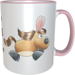 Tasse Kugelrösser "Fee" zweifarbig