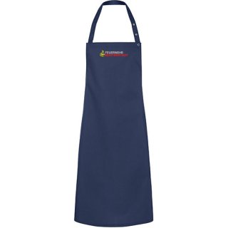 Feuerwehr Latzschürze BW Signet individuell bestickt LS14nvy/rd-ST