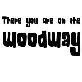 There you are on the woodway