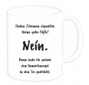 Tasse "Haben Zitronen eigentlich kleine gelbe Füße?"