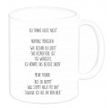 Tasse "Ich trinke heute nicht" Tasse "Ich trinke heute nicht"