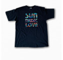 T-Shirt Sommer - SUN MUSIC LOVE