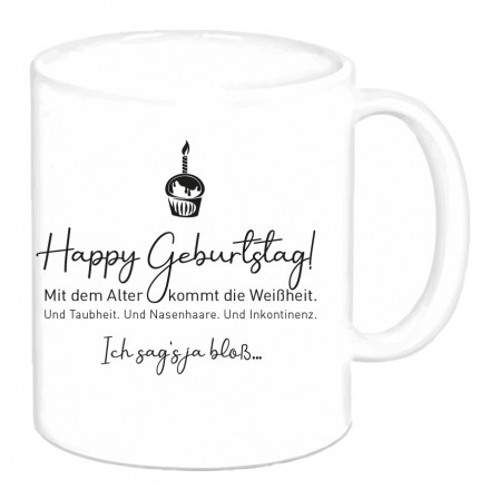 Tasse "Happy Geburtstag" Tasse "Happy Geburtstag"