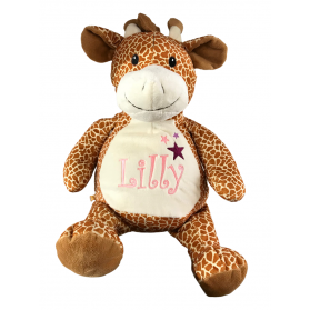 Giraffe - Stofftier individuelles Geburtsgeschenk
