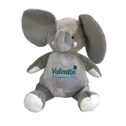 Grauer Elefant - Stofftier Grauer Elefant - Stofftier