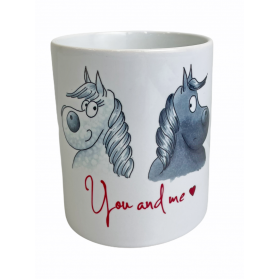 Tasse Kugelrösser "You and me"