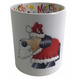 Motiv-Tasse Kugelrösser "Nikolaus/Weihnachtsmann"