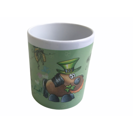 Tasse Kugelrösser "Sant Patrick" weiß