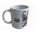 Tasse Kugelrösser "Gemeinsam Stark" weiß